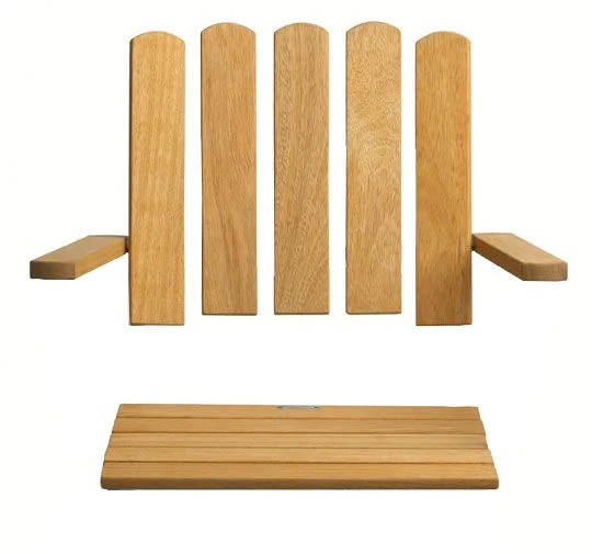 Holzset A2, 50 cm Eiche unbehandelt, inkl. Schraube