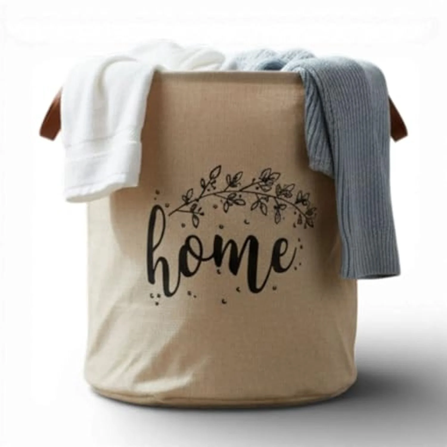 LS-LebenStil Wäschekorb Vintage Wäschesack Home 62L Faltbar Wäschesammler Wäschetruhe (Faltbar - Wäschebox Wäschesammler Wäschesortierer Aufbewahrungsbox mit Griffen für Kleidung, Handtücher, Spielzeug, 1 St)
