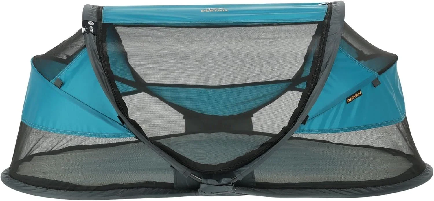 Deryan BL-OCEAN Travel-Cot Reisebett Baby Luxe, Ozeanblau