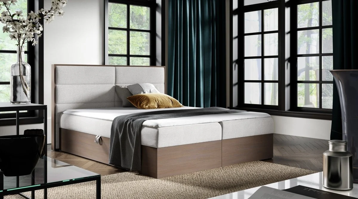 Designer Holzbett Telina mit Stauraum
