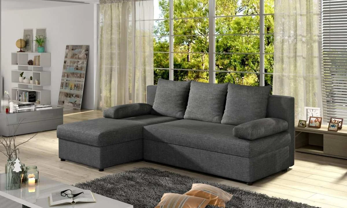 Designer Sofa Cali mit Stauraum und Schlaffunktion