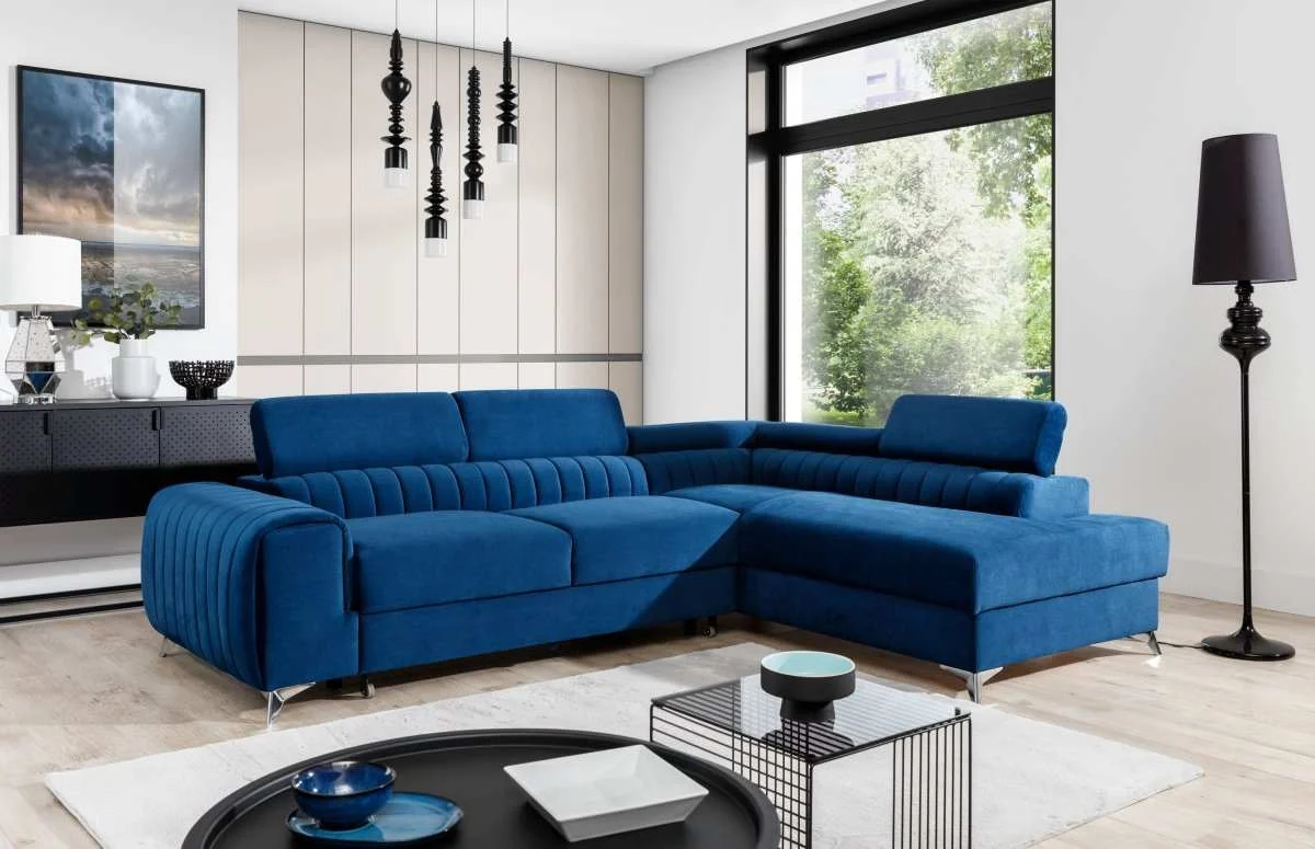 Designer Sofa Tirenni mit Schlaf- und Klappfunktion