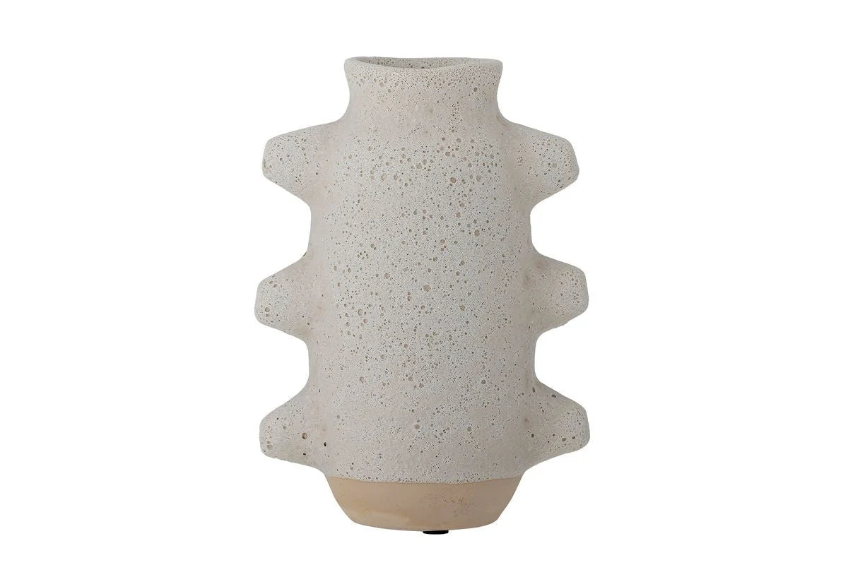 Vase "Brisku" - graue Keramikvase