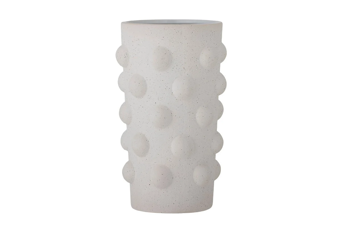 Vase „Nayela“ – Weißes Steingut