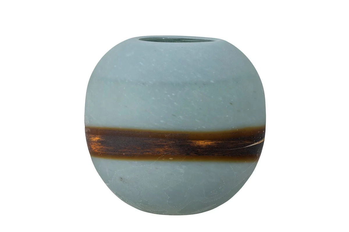 Vase „Feyra“ – Blaues Glas