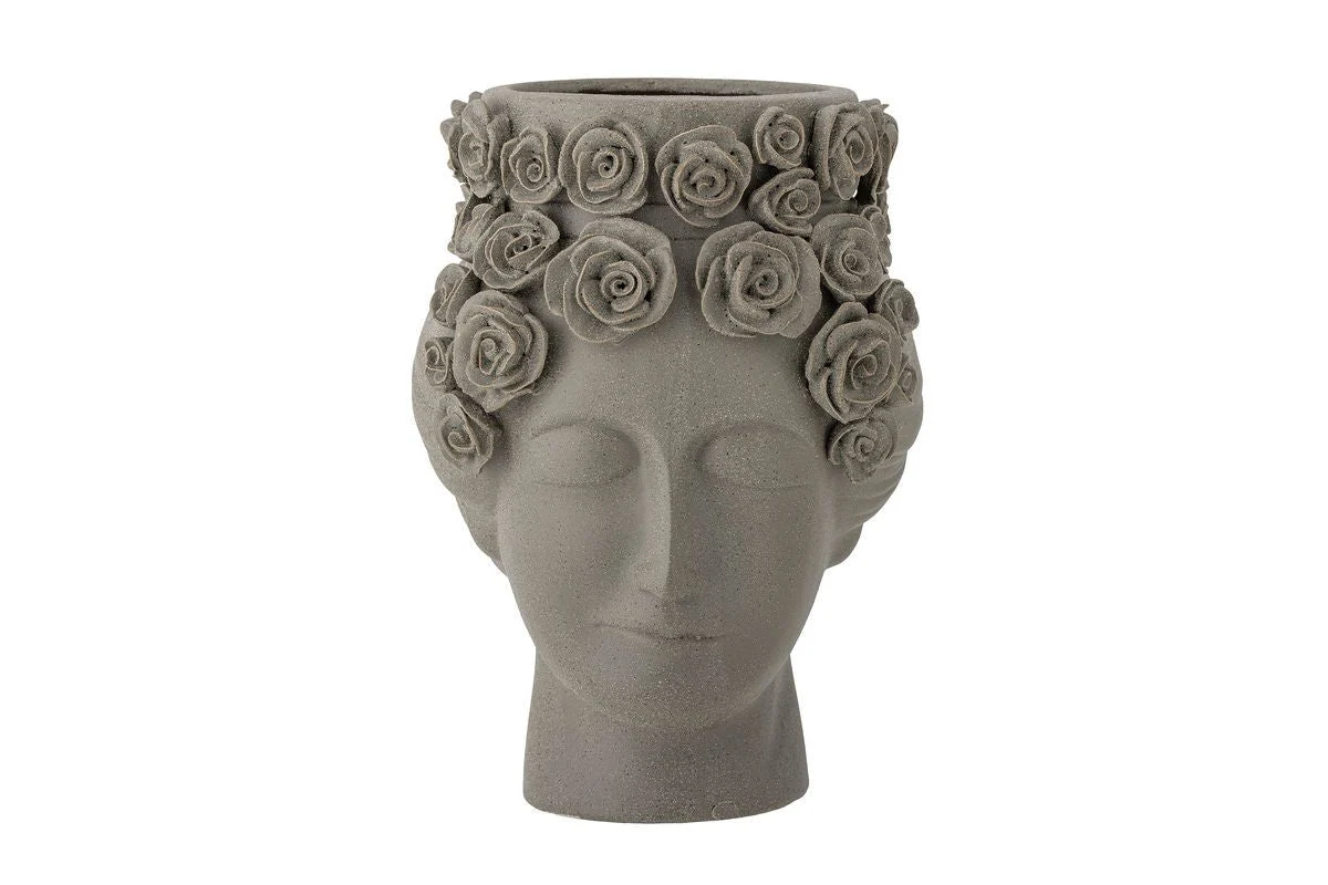 Vase „Selin“ – Graues Steingut