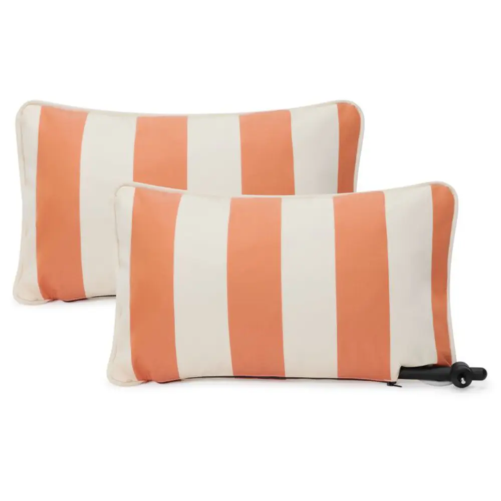 paletti armlehne set stripe orange creme