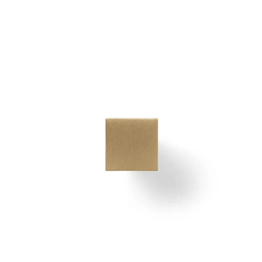Square Hook - Small - Brass