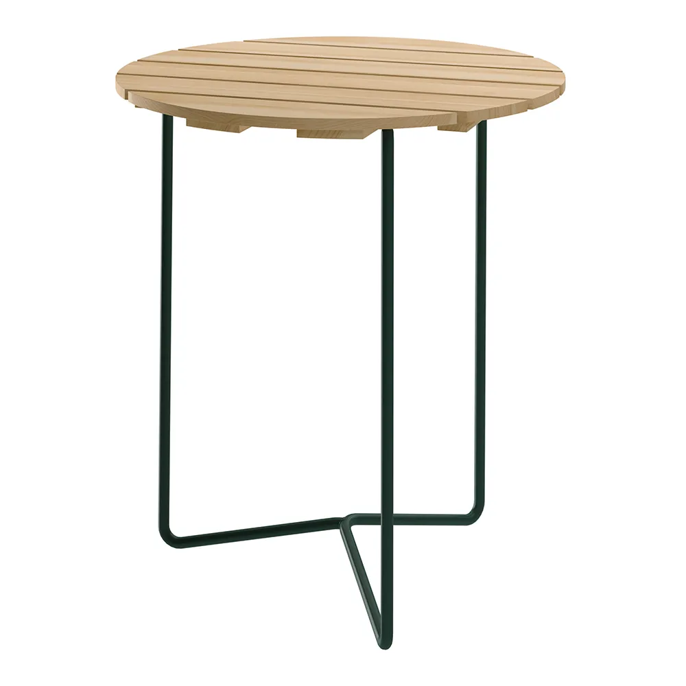 Tisch 6B 60 cm Geölte Kiefer / Grün