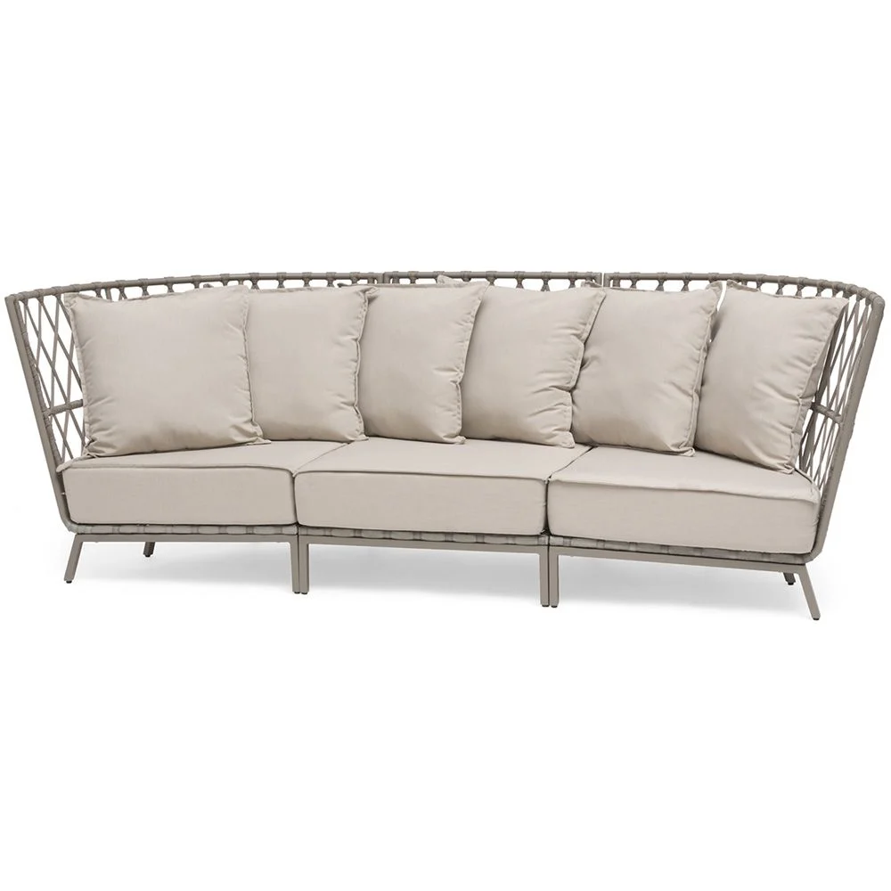 Jet Set Sofa Beige inkl. Kissen