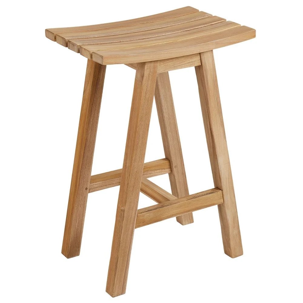 Keros Barhocker Teakholz natur