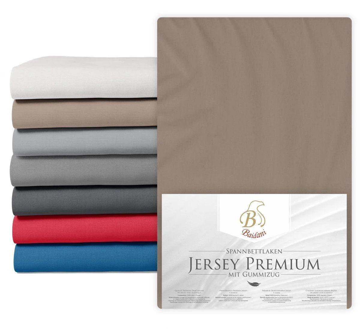 Premium Boxspring Bettlaken Jersey