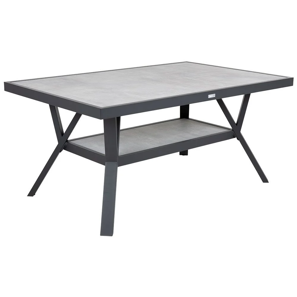 Samvaro Couchtisch 90x140 cm anthrazit / grau