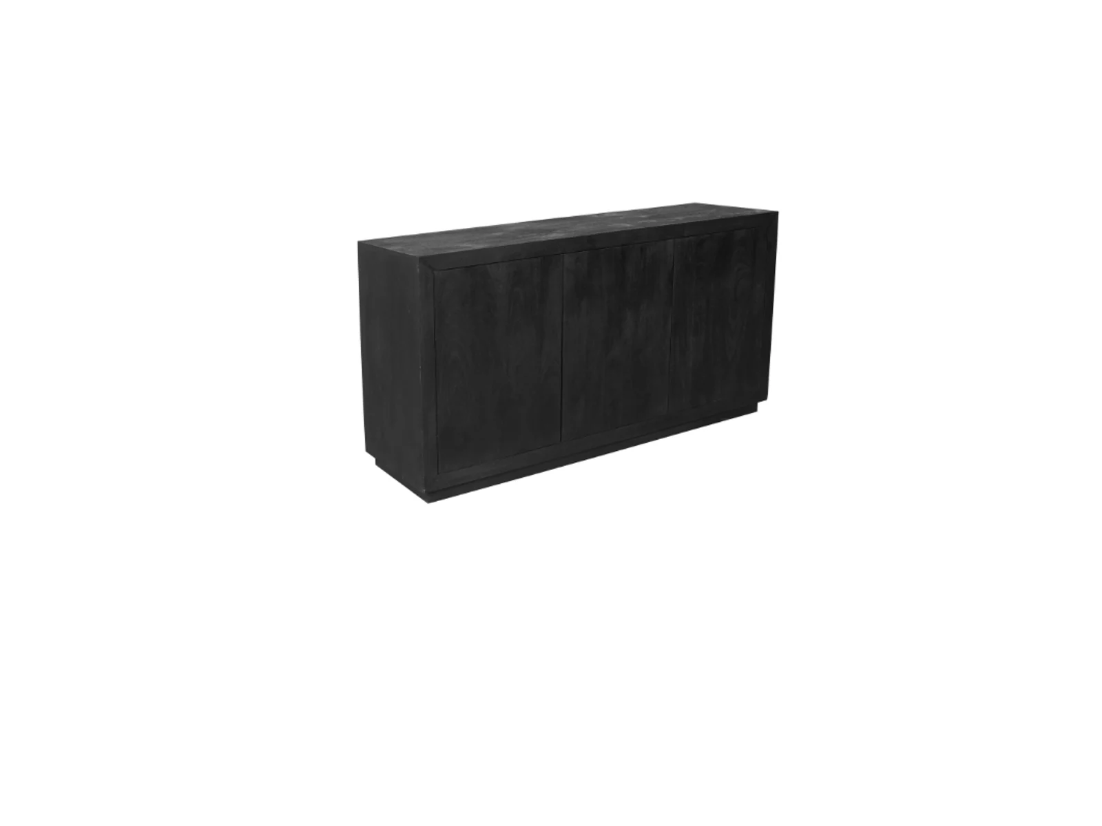 Sideboard Leuven Black Mangoholz Schwarz 150/200 x 45 x 80 cm